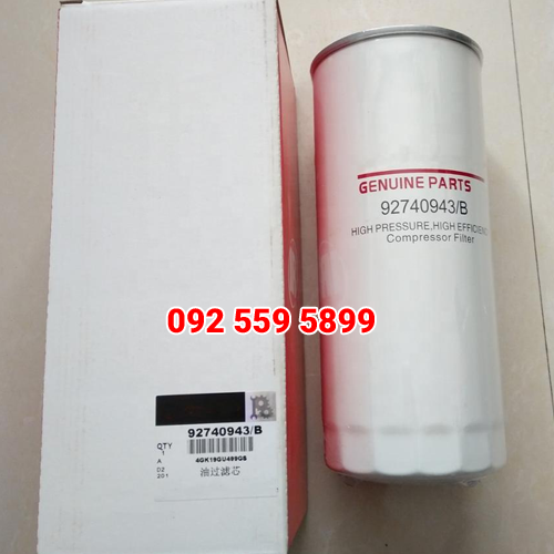 Lọc dầu máy nén khí Ingersoll Rand 92740943